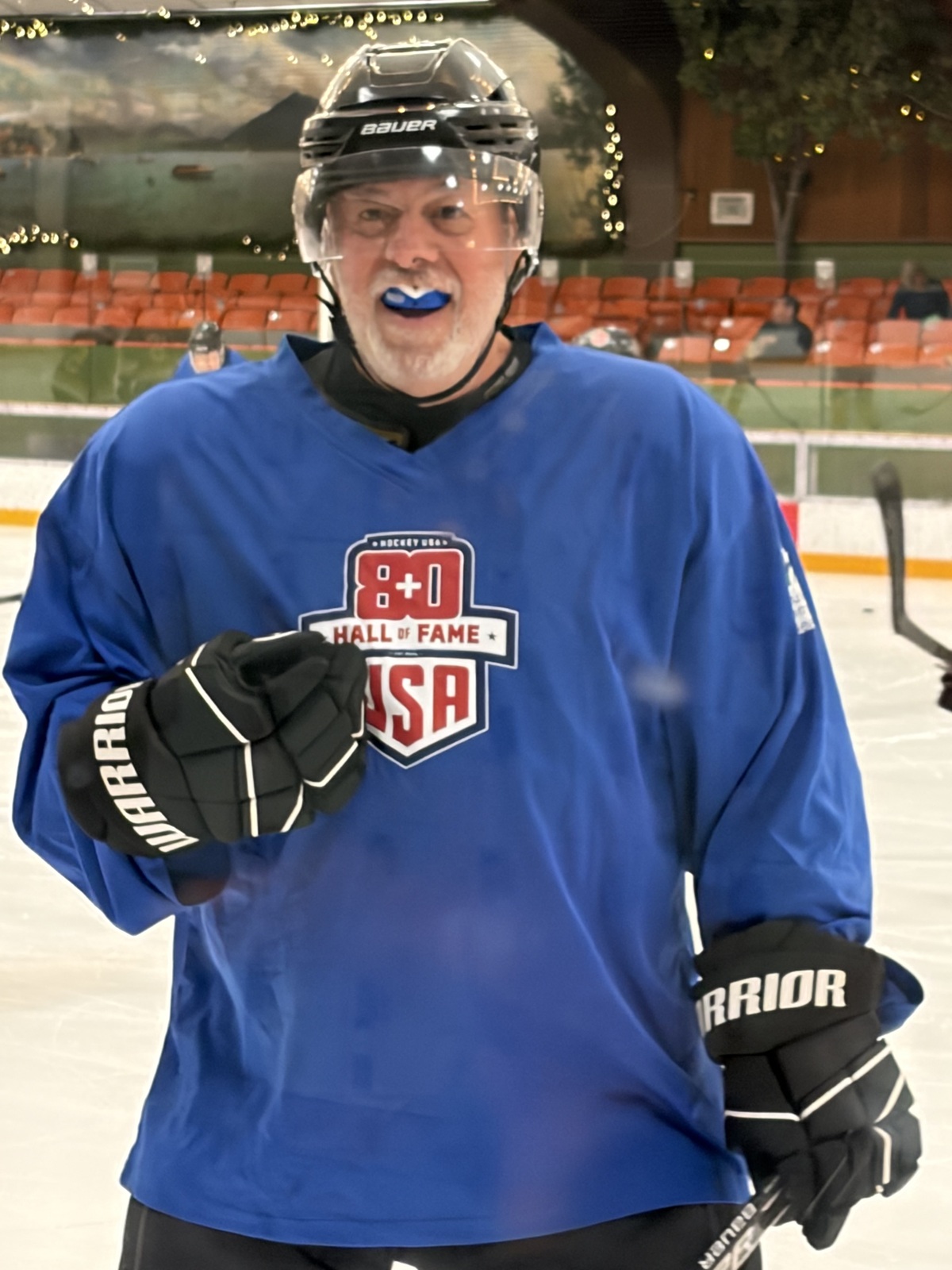 USA 80+ HOF final game action shot